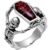Skull Ring-Red