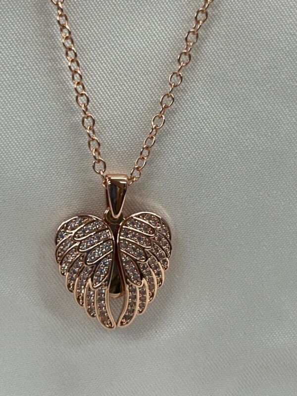 Personalized Angel Wing Necklace, Custom Name Necklace, Memorial Jewelry, Gift for Mom, Mothers Day Gifts, Wing Pendant